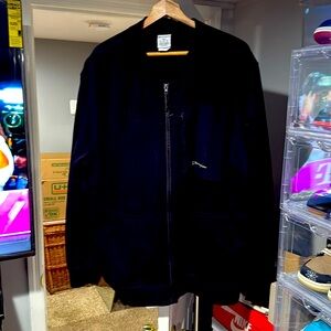 Champion jacket, full zipper extra zipper pocket on the chest in black XXL